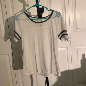 See through white shirt